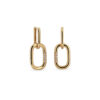 VIDAL & VIDAL - Earrings hoop link chain Amara with zirconia