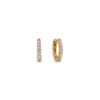 VIDAL & VIDAL - Earrings hoop Ángels with zirconia