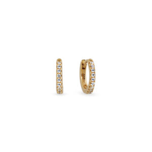 VIDAL & VIDAL - Earrings hoop Ángels with zirconia