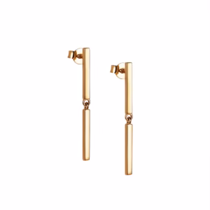 EFVA ATTLING - Classy Earrings GULDPLÄTERAT SILVER