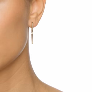 Alternative view of EFVA ATTLING - Classy Earrings GULDPLÄTERAT SILVER