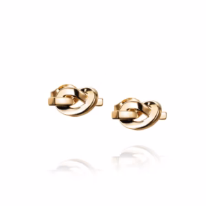 EFVA ATTLING - Love Knot Ear GULDPLÄTERAT SILVER