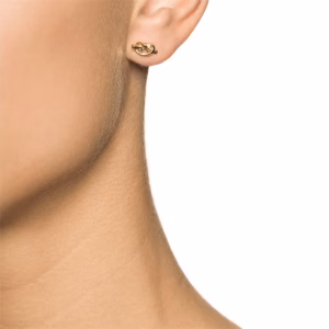Alternative view of EFVA ATTLING - Love Knot Ear GULDPLÄTERAT SILVER