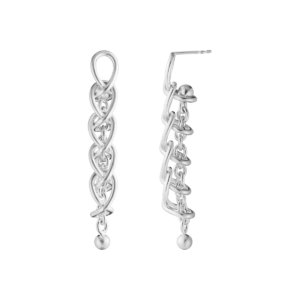 GEORG JENSEN - WEFT EARRING 663C SILVER 5 LINKS