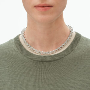 Alternative view of GEORG JENSEN - WEFT NECKLACE 663B SILVER SINGLE LINK