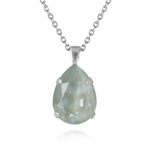CS - MINI DROP NECKLACE RHODIUM AGAVE IGNITE