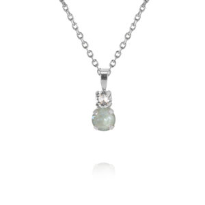 CS - LEAH NECKLACE RHODIUM AGAVE COMBO