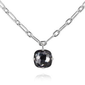 CS - NOOMI NECKLACE RHODIUM BLACK DIAMOND