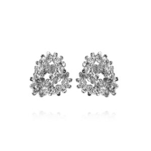 CS - MINI GEMMA EARRINGSRHODIUM RHODIUM