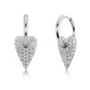 EDBLAD - Amore Sparkle Hoops L Steel