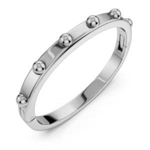 Alternative view of EDBLAD - Stud Bangle Steel