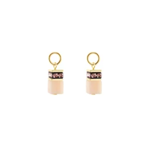 COEUR DE LION - Charm (Paar) apricot-gold