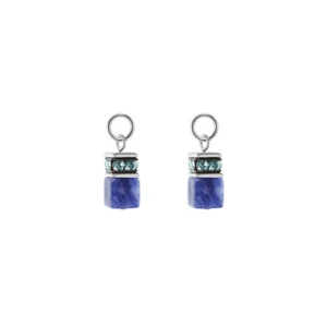 COEUR DE LION - Charm (Paar) Blue-Silver