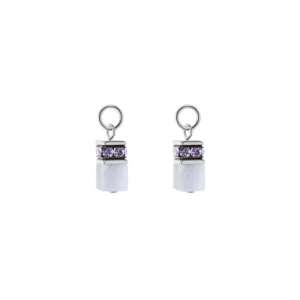COEUR DE LION - Charm (Paar) Light Blue-Silver