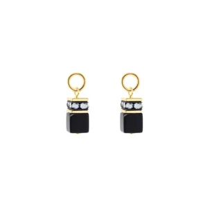 COEUR DE LION - Charm (Paar) Black-Gold