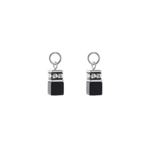 COEUR DE LION - Charm (Paar) Black-Silver