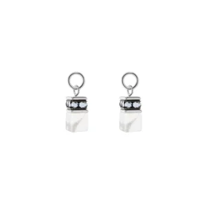 COEUR DE LION - Charm (Paar) White-Silver