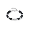 COEUR DE LION - MEN Bracelet Black-Silver