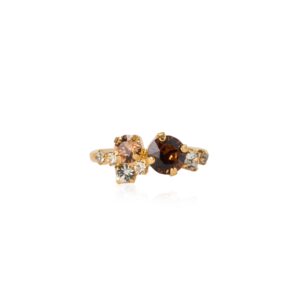 CS - STARDUST RING GOLD ReC TOPAZ COMBO
