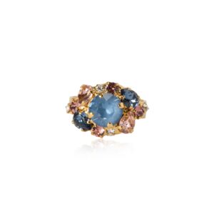 CS - MOLLY RING GOLD SMOKED BLUE COMBO