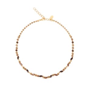 CS - ALELIA NECKLACE GOLD ReC TOPAZ COMBO