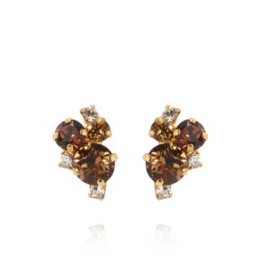 CS - MOLLY EARRINGS GOLD ReC TOPAZ COMBO
