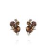 CS - MOLLY EARRINGS RHODIUM ReC TOPAZ COMBO
