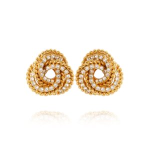 CS - JULIETTE EARRINGS GOLD CRYSTAL