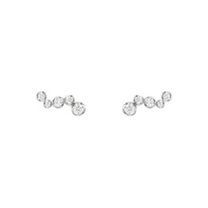 GEORG JENSEN - GJ SIGNATURE EARSTUD 1652D WG DIAMOND 0.18CT