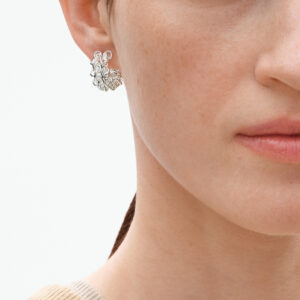 Alternative view of GEORG JENSEN - WEFT EARHOOP 663G SILVER