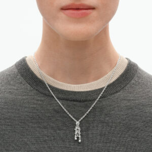 Alternative view of GEORG JENSEN - WEFT PENDANT 663F SILVER MEDIUM