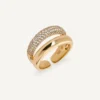 VIDAL & VIDAL - Ring Allure open duo with zircons