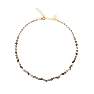 CAROLINE SVEDBOM - ALELIA NECKLACE GOLD JET COMBO