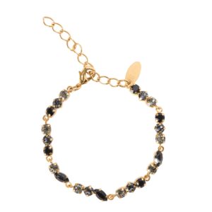 CAROLINE SVEDBOM - ALELIA BRACELET GOLD JET COMBO