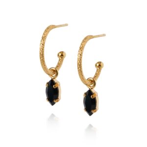 CAROLINE SVEDBOM - PETITE NAVETTE LOOPS GOLD JET