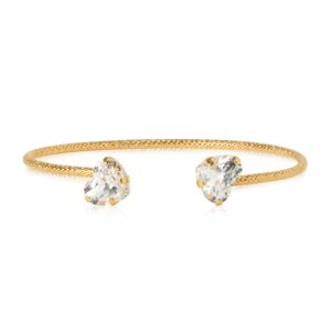 CAROLINE SVEDBOM - AMOUR BRACELET GOLD CRYSTAL