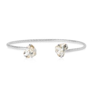 CAROLINE SVEDBOM - AMOUR BRACELET RHODIUM CRYSTAL