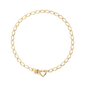 CAROLINE SVEDBOM - AMOUR CHAIN NECKLACE GOLD GOLD