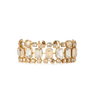 CAROLINE SVEDBOM - SOIREE BRACELET GOLD CRYSTAL GOLDEN COMBO
