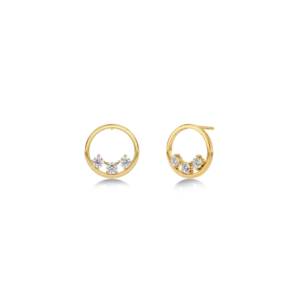 EDBLAD - Stardust Studs Round Gold