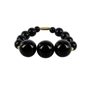 astrid&agnes - GINA 12mm Armband Black