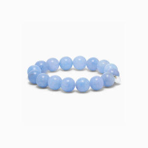 SOï - Chunky Aquamarine Stretch Bracelet