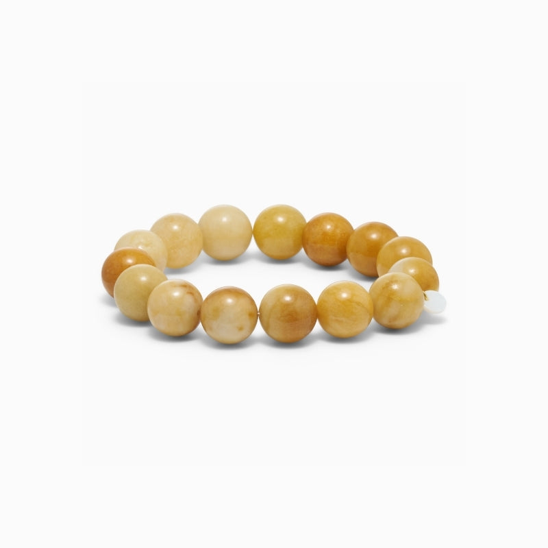 SOï - Chunky Orange Aventurine Stretch Bracelet