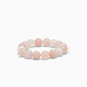 SOï - Chunky Rose Jade Stretch Bracelet