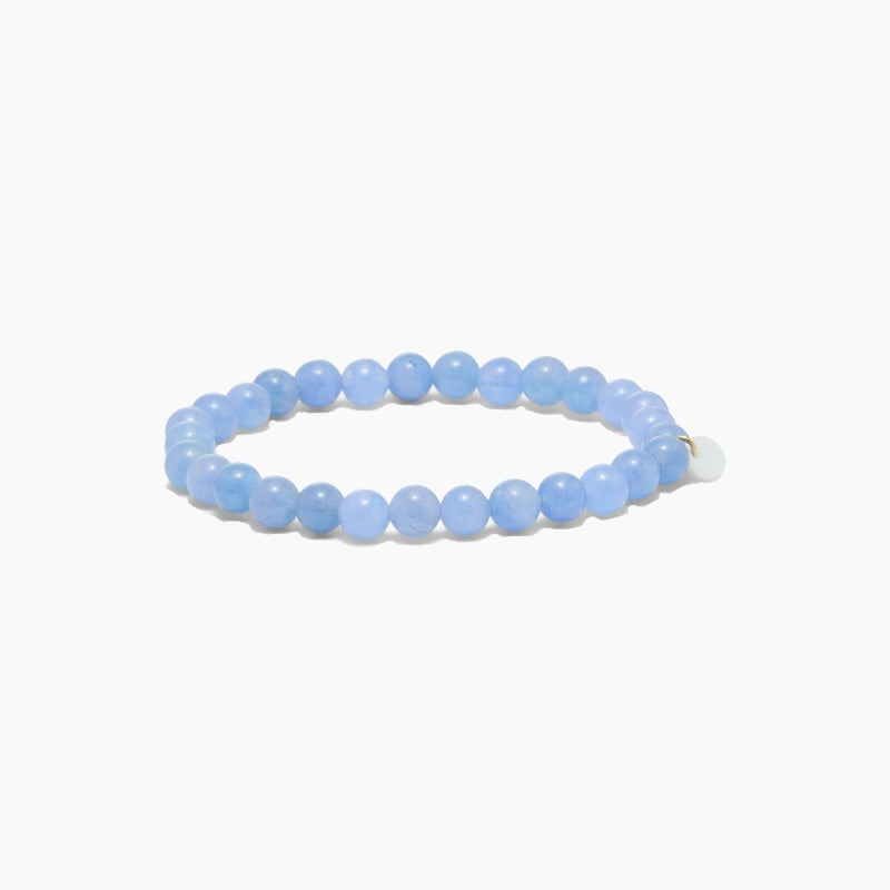 SOï - Essential Aquamarine Stretch Bracelet