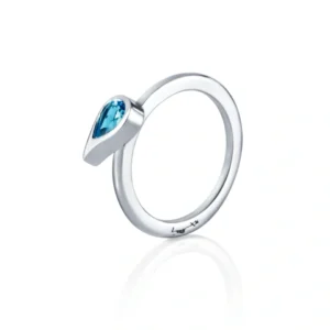 EFVA ATTLING - Sparkle Of Life Ring - Blue Topaz